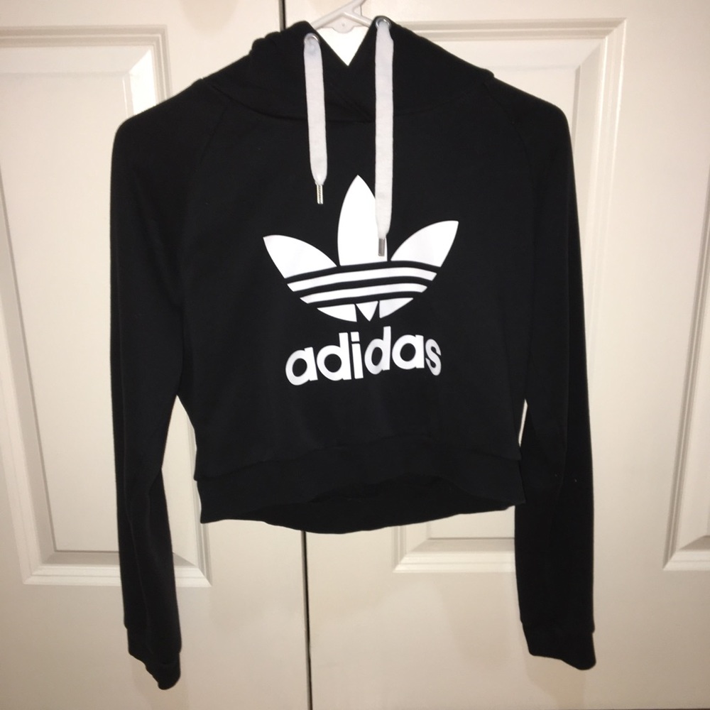 COPY - Black adidas crop top sweater